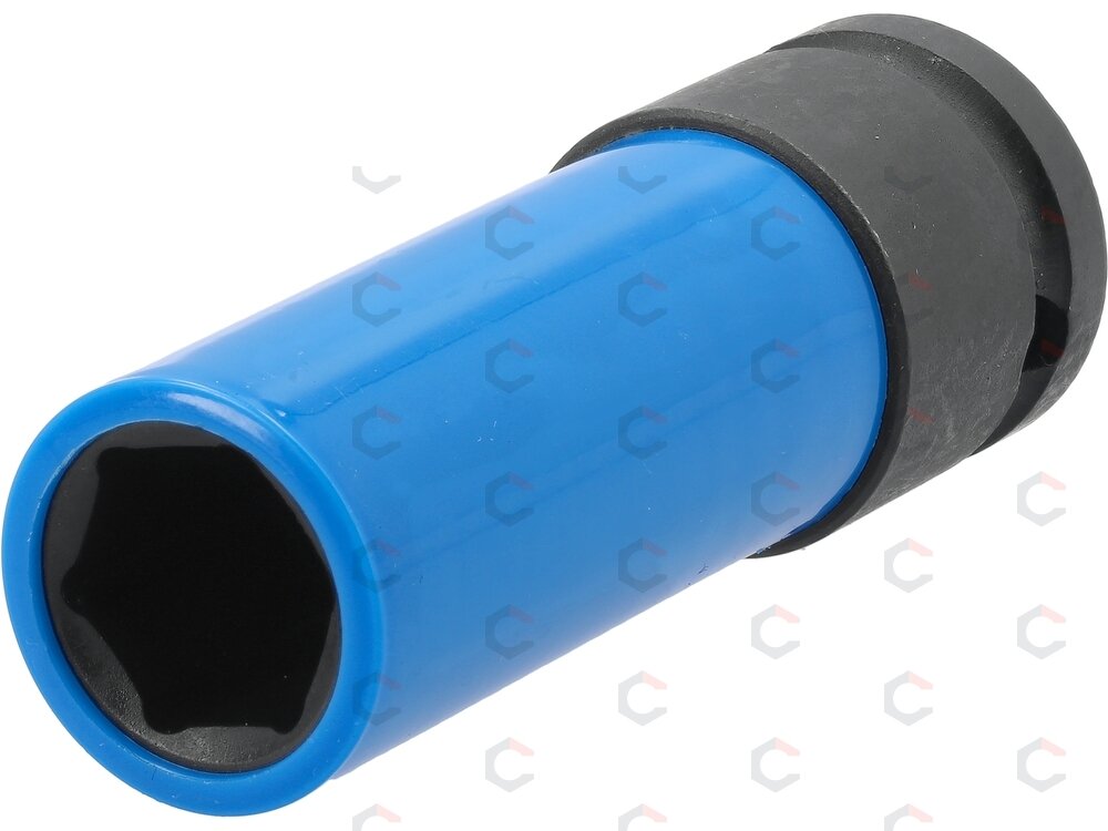 Galvutė smūginė ilga plonasienė | su plastikine apsauga | 12,7 mm (1/2") | 17 mm (YT-10583) Galvutė smūginė ilga plonasienė | su plastikine apsauga | 12,7 mm (1/2") | 17 mm (YT-10583)