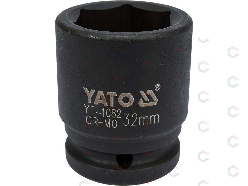 Smūginė galvutė 3/4" trumpa | 32 mm | šešiakampė CrMo | Yato (YT-1082) Smūginė galvutė 3/4" trumpa | 32 mm | šešiakampė CrMo | Yato (YT-1082)