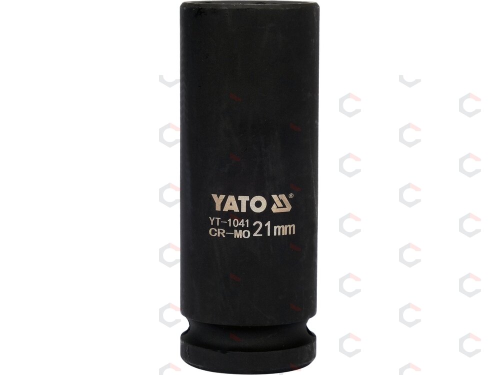 Smūginė galvutė 1/2, 21 mm pailginta (YT-1041) 1 Smūginė galvutė 1/2, 21 mm pailginta (YT-1041) 1