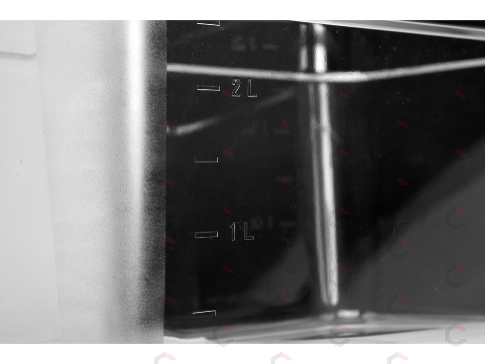 Gastronominis indas GN 1/4 | 265 × 162 × 100 mm | PC polikarbonatas | 2,5 l (YG-00420) 1