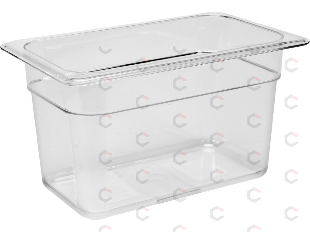 Gastronominis indas GN 1/4 | 265 × 162 × 150 mm | PC polikarbonatas | 3,7 l (YG-00421) Gastronominis indas GN 1/4 | 265 × 162 × 150 mm | PC polikarbonatas | 3,7 l (YG-00421)