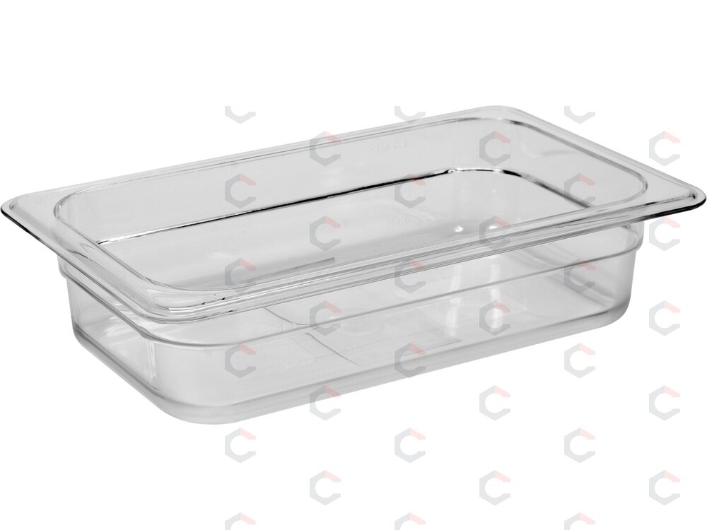 Gastronominis indas GN 1/4 | 265 × 162 × 65 mm | PC polikarbonatas | 1,7 l (YG-00419) Gastronominis indas GN 1/4 | 265 × 162 × 65 mm | PC polikarbonatas | 1,7 l (YG-00419)