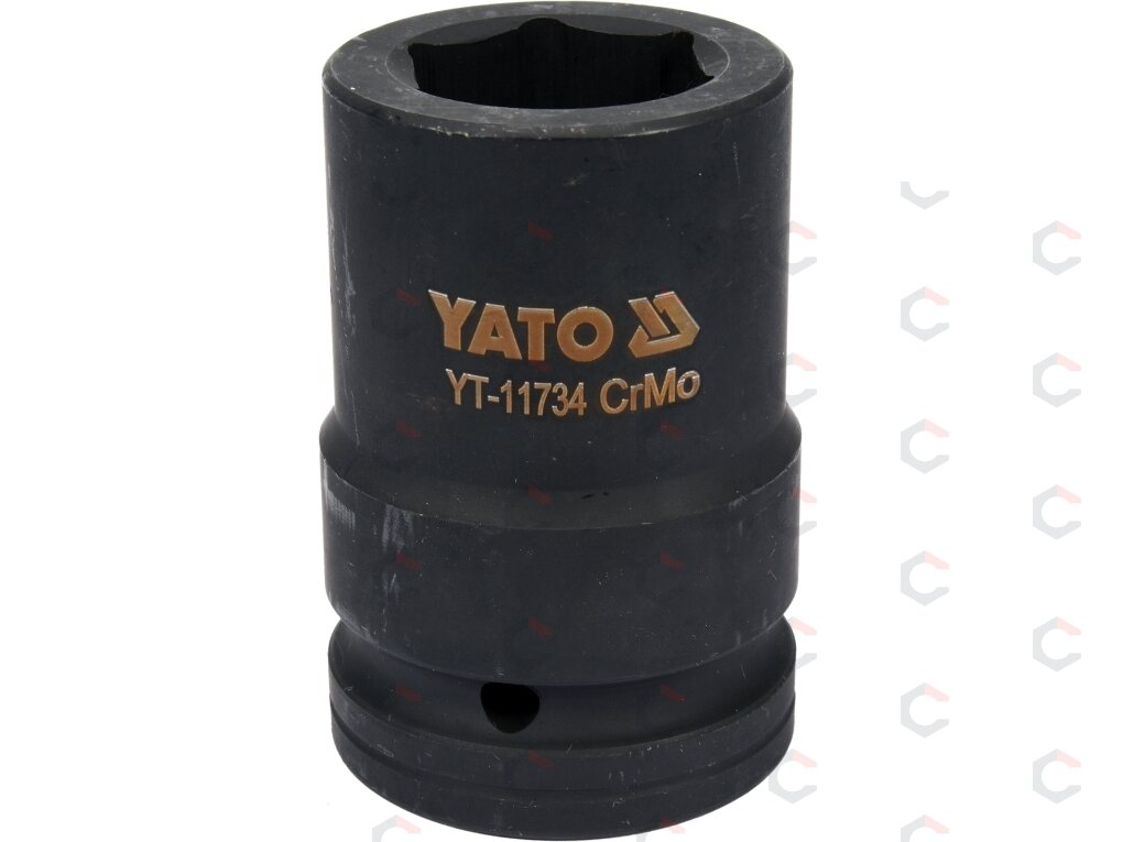 Galvutė smūginė šešiakampė, ilga | 25 mm (1") | 30 mm (YT-11734) Galvutė smūginė šešiakampė, ilga | 25 mm (1") | 30 mm (YT-11734)