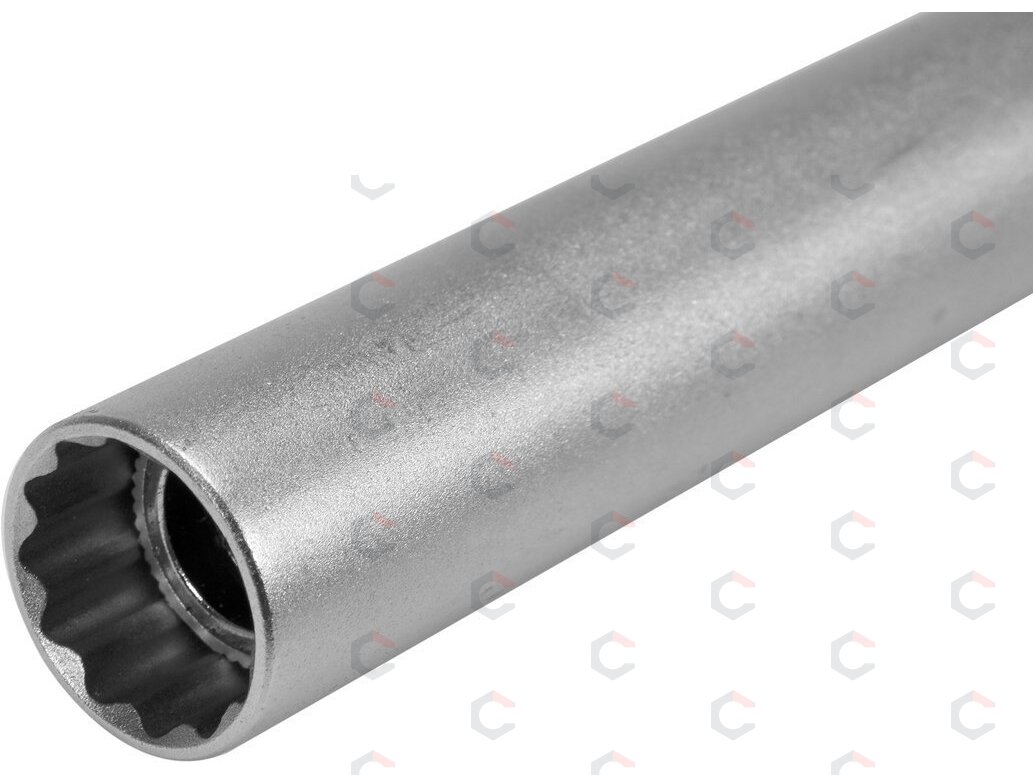 Galvutė žvakėms 12 kampų | ypač ilga | magnetinė | 10 mm (3/8") | 16 mm (YT-38522) 1