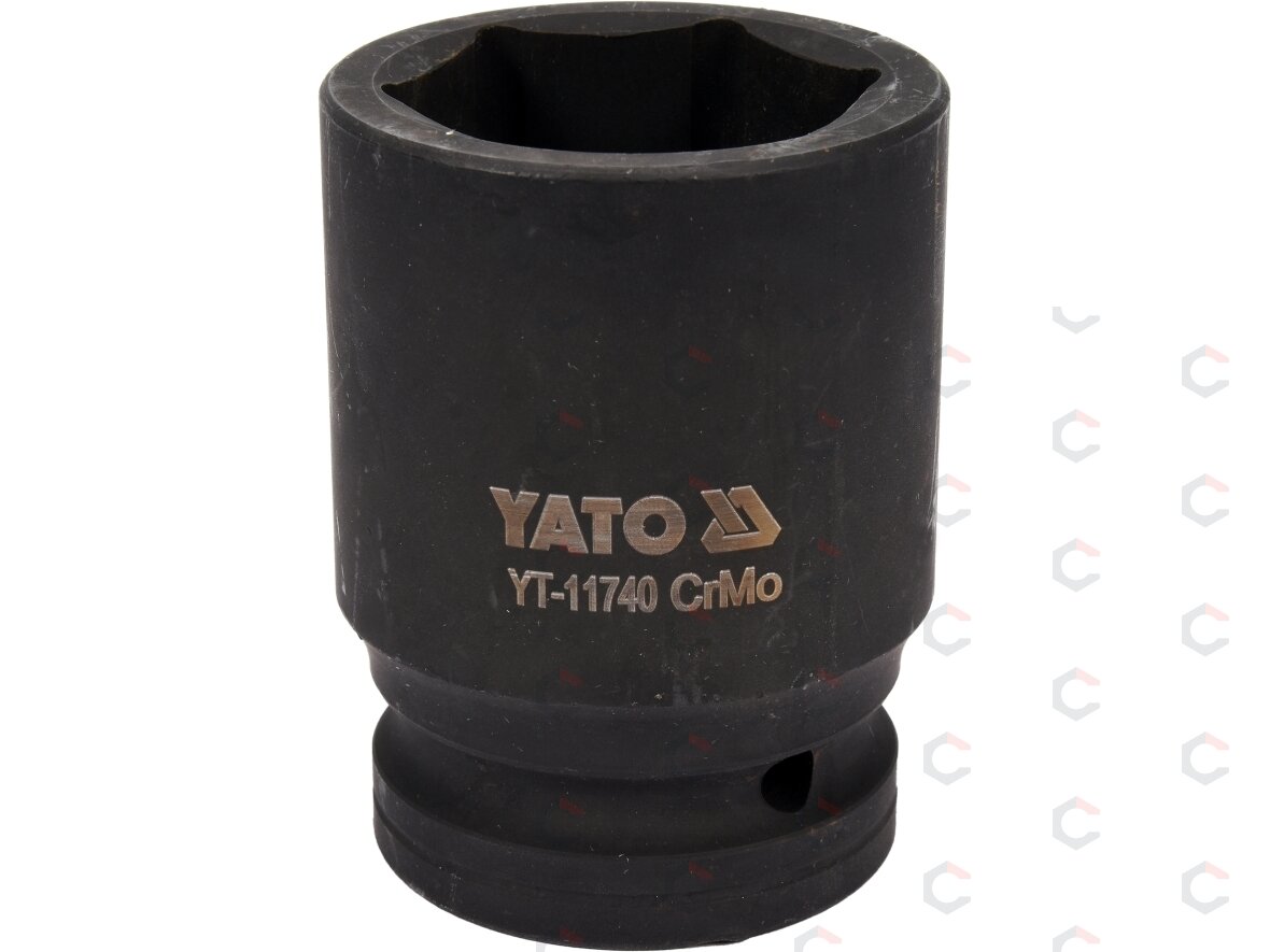 Galvutė smūginė šešiakampė, ilga | 25 mm (1") | 41 mm (YT-11740) Galvutė smūginė šešiakampė, ilga | 25 mm (1") | 41 mm (YT-11740)