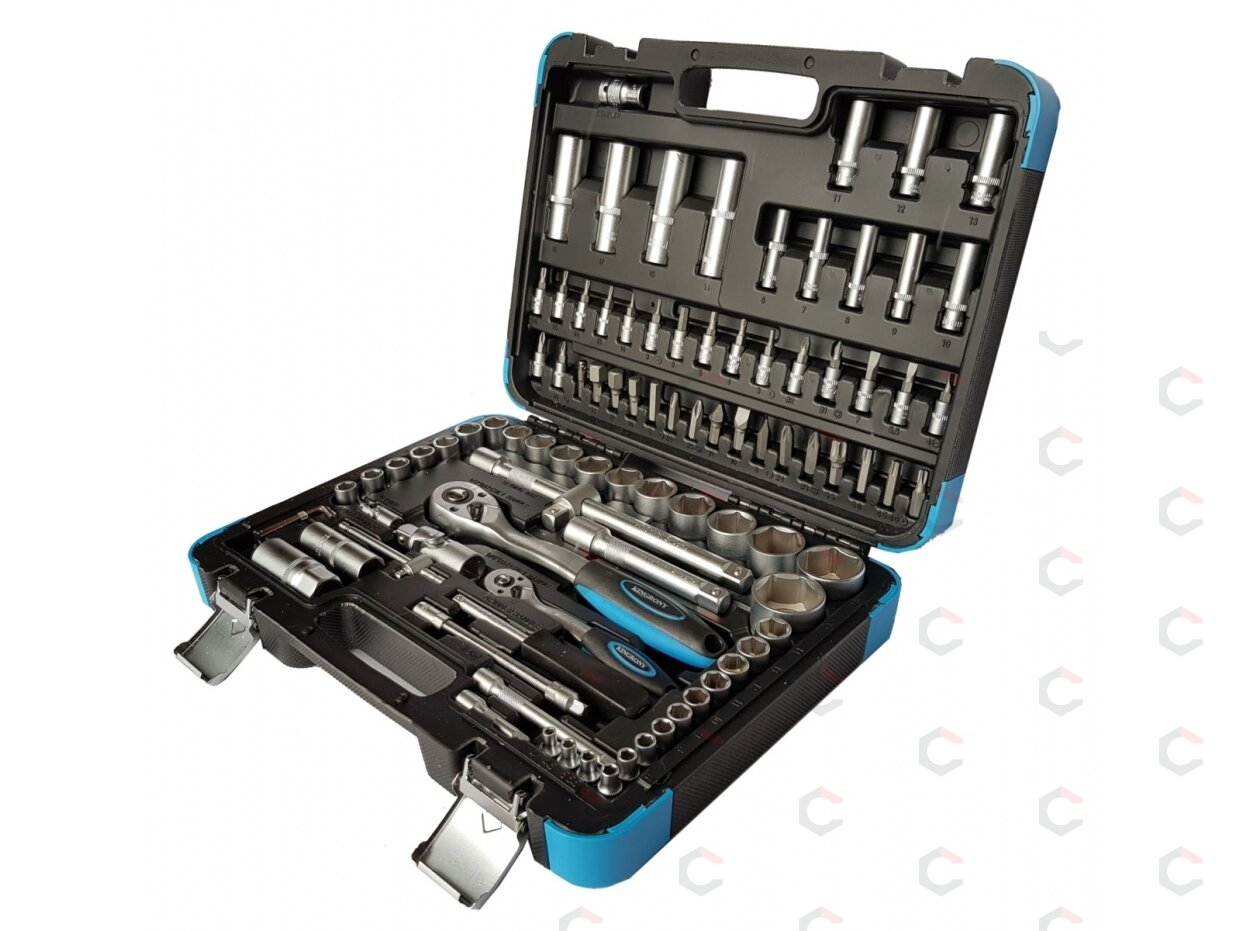 Galvučių rinkinys | 6.3 mm (1/4") + 12.5 mm (1/2") | 94 vnt. (KR121094B) Galvučių rinkinys | 6.3 mm (1/4") + 12.5 mm (1/2") | 94 vnt. (KR121094B)