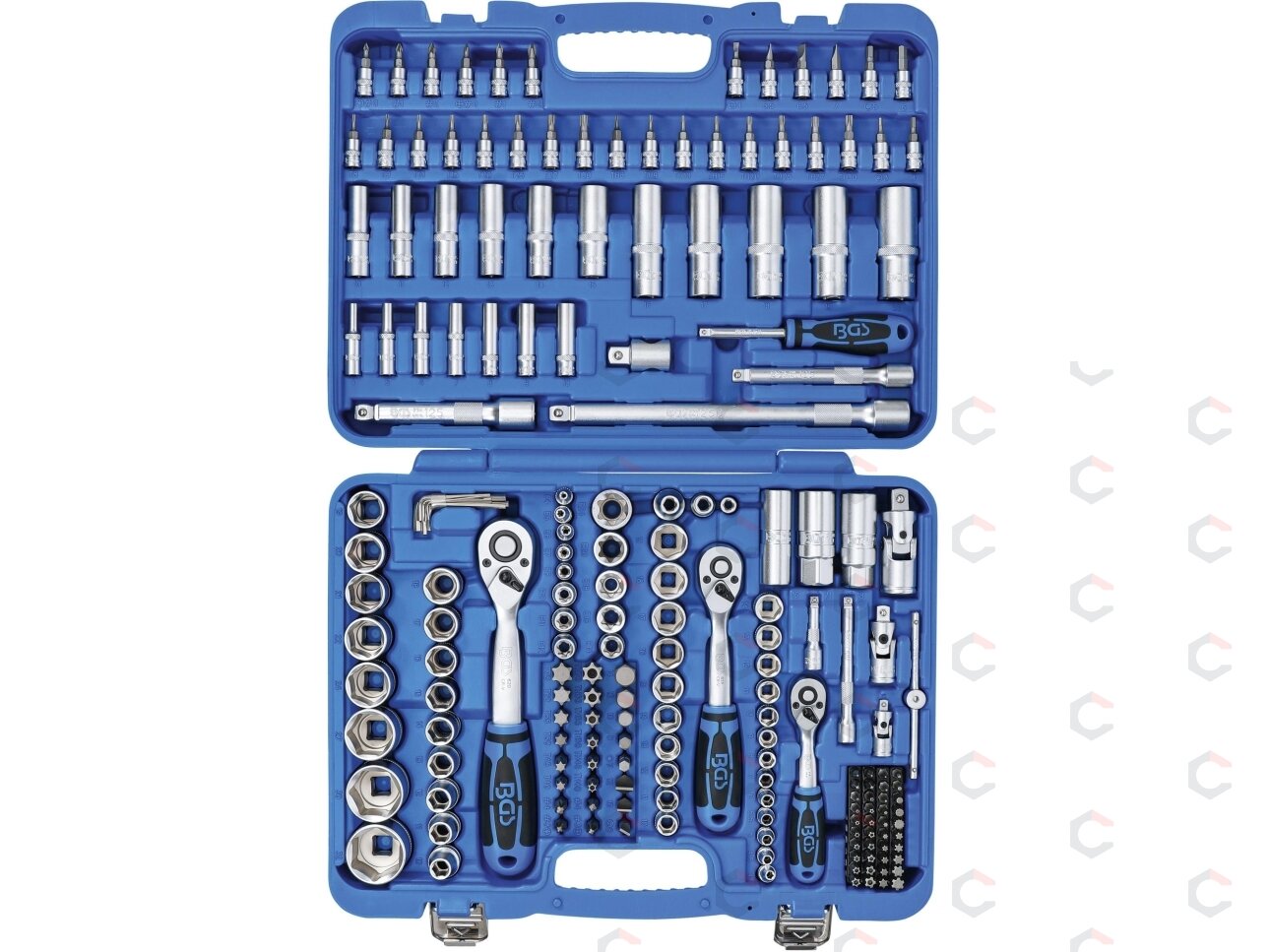 Galvučių ir antgalių rinkinys Pro Torque | 6,3 mm (1/4") / 10 mm (3/8") / 12,5 mm (1/2") | 192 vnt. (2243) 6 Galvučių ir antgalių rinkinys Pro Torque | 6,3 mm (1/4") / 10 mm (3/8") / 12,5 mm (1/2") | 192 vnt. (2243) 6