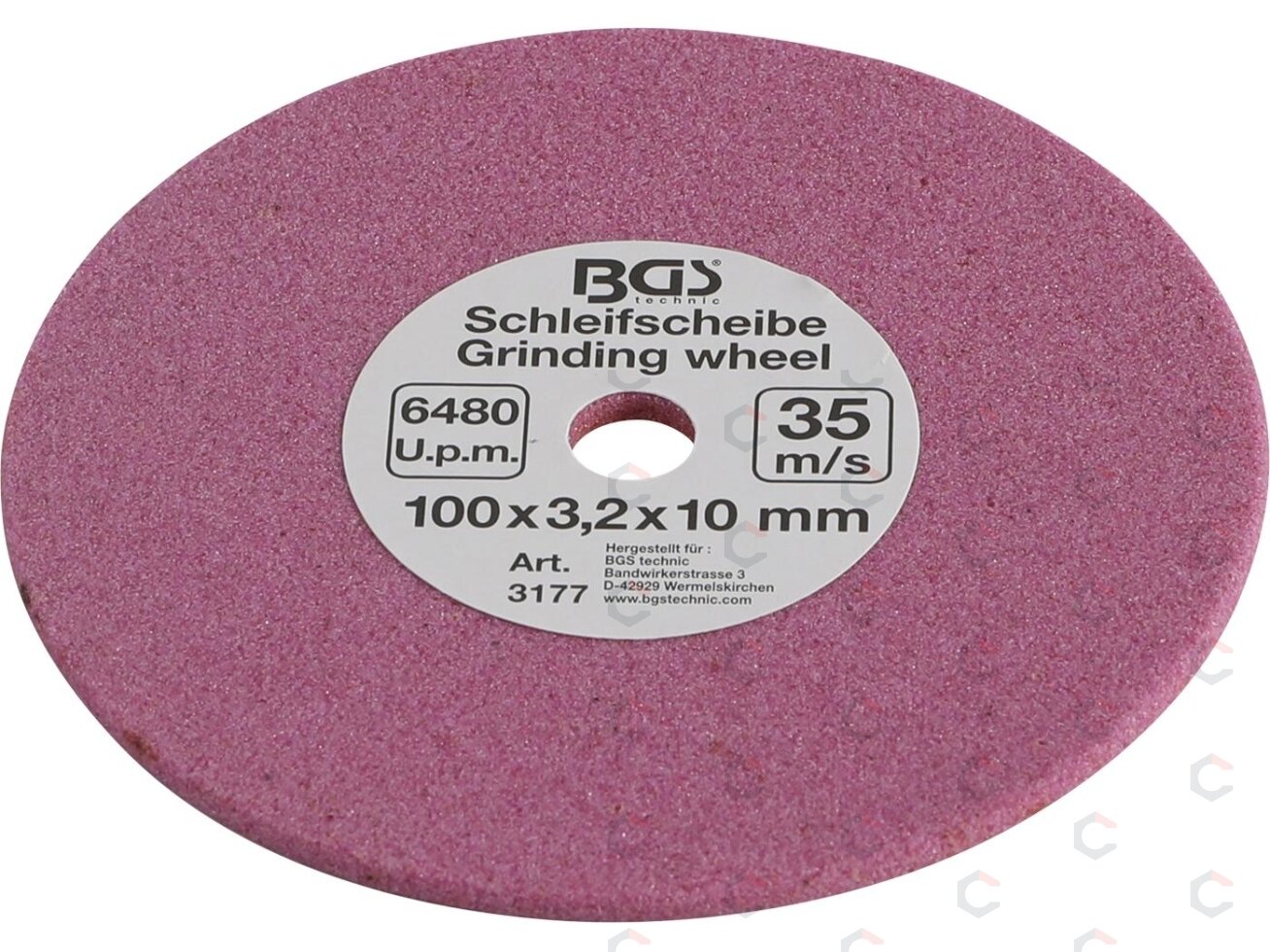 Galandinimo diskas grandinėms | BGS 3180 | 100 x 3.2 x 10 mm (3177) Galandinimo diskas grandinėms | BGS 3180 | 100 x 3.2 x 10 mm (3177)