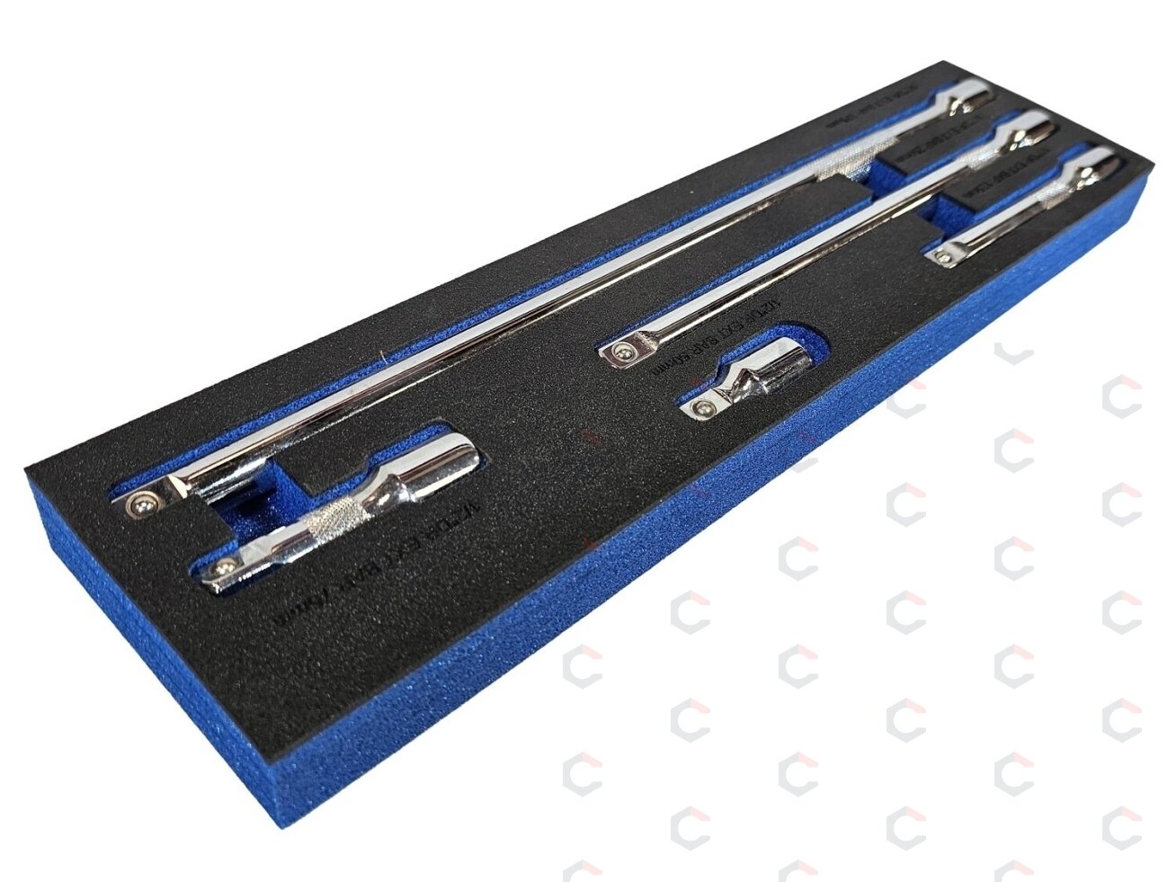 Galvučių ilgintuvų rinkinys | Cr-V 50BV30 | 12,5 mm (1/2") | 50 - 375 mm | 5 vnt. (SK1236) 1 Galvučių ilgintuvų rinkinys | Cr-V 50BV30 | 12,5 mm (1/2") | 50 - 375 mm | 5 vnt. (SK1236) 1