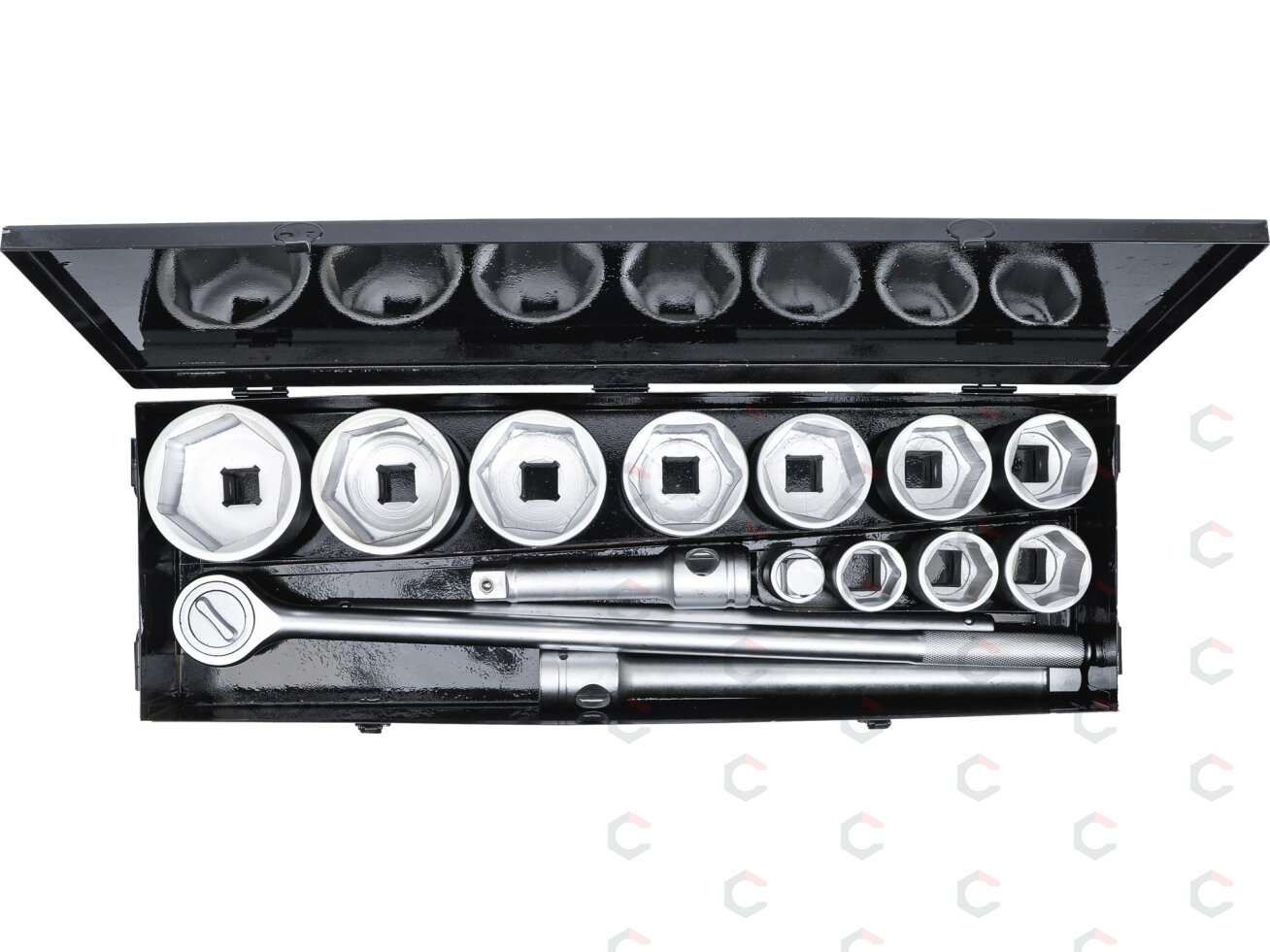 Galvučių ir rakto rinkinys | 25 mm (1") | 36-80 mm | 15 vnt. (15111) 3 Galvučių ir rakto rinkinys | 25 mm (1") | 36-80 mm | 15 vnt. (15111) 3