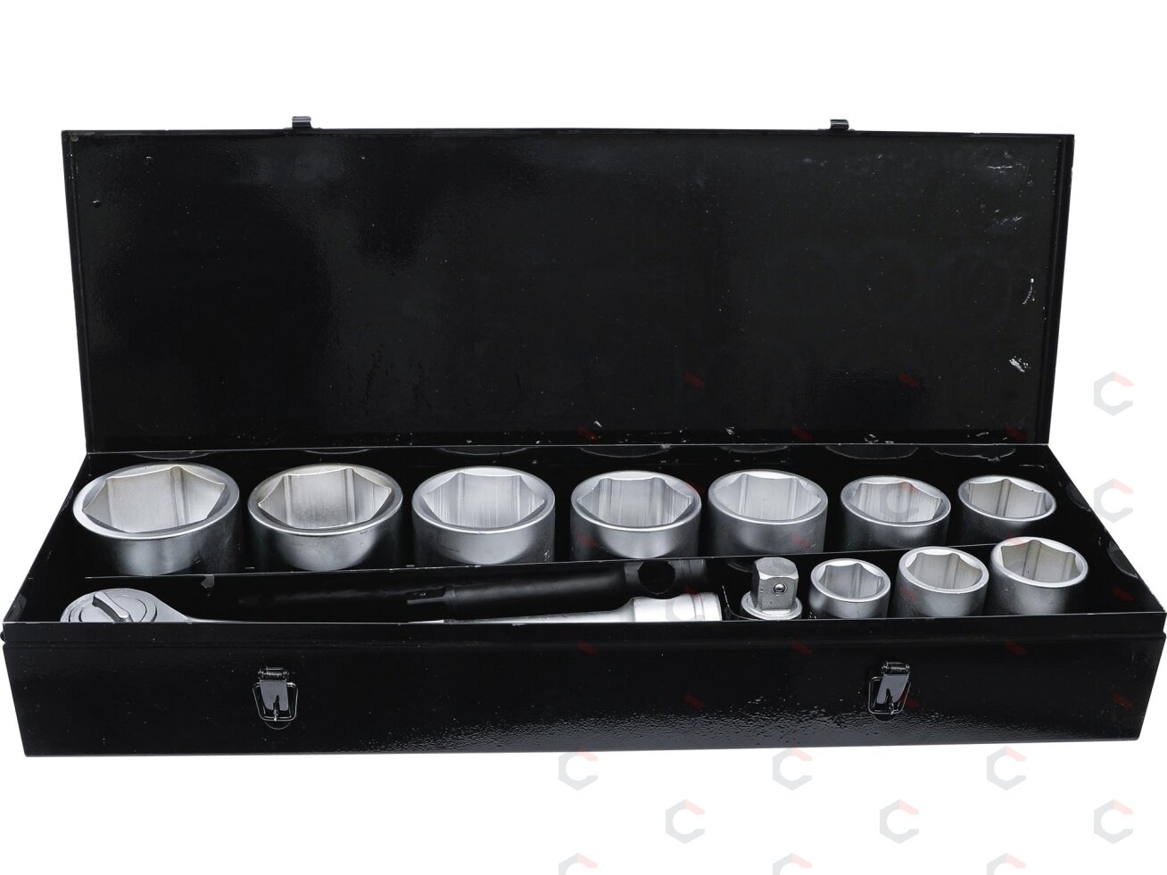 Galvučių ir rakto rinkinys | 25 mm (1") | 36-80 mm | 15 vnt. (15111) 4 Galvučių ir rakto rinkinys | 25 mm (1") | 36-80 mm | 15 vnt. (15111) 4