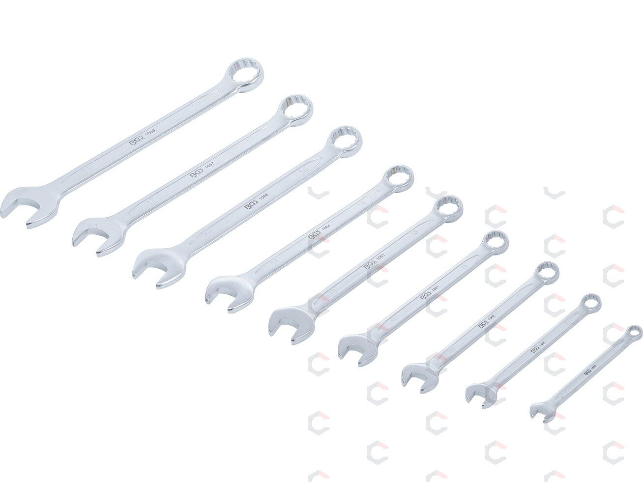 Galvučių ir raktų rinkinys | 6.3 mm (1/4") / 10 mm (3/8") | 92 vnt. (2289) 3