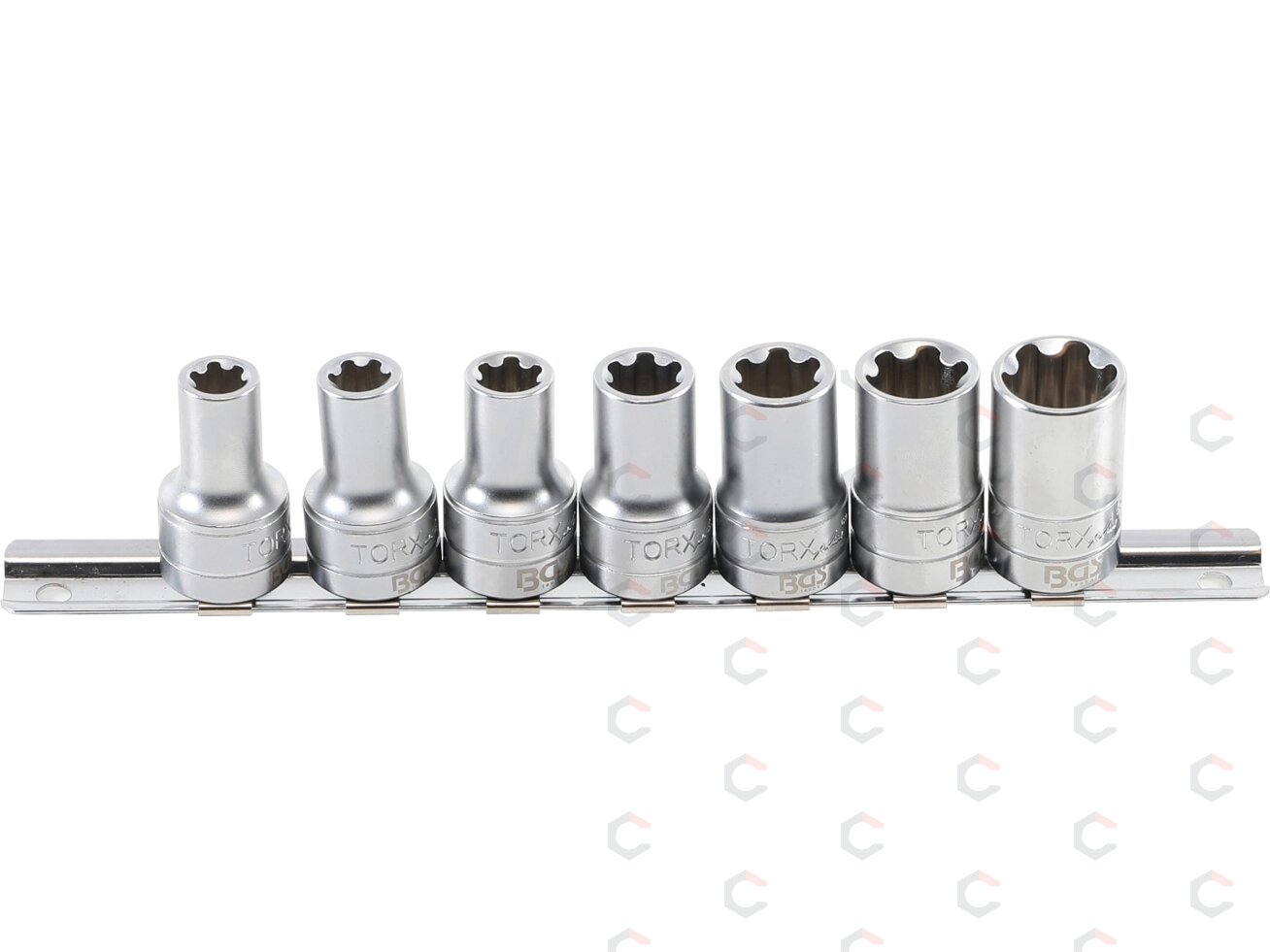 Galvučių komplektas T-Star Plus (Torx Plus) | 10 mm (3/8") | 10EP - 20EP | 7 vnt. (9587)
