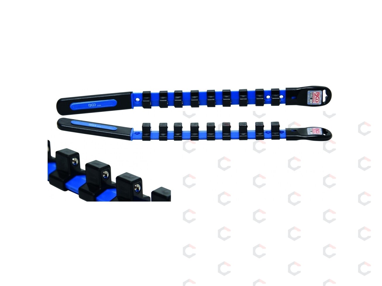 Galvučių laikiklis 1/2", 9 auselės (9195) Galvučių laikiklis 1/2", 9 auselės (9195)