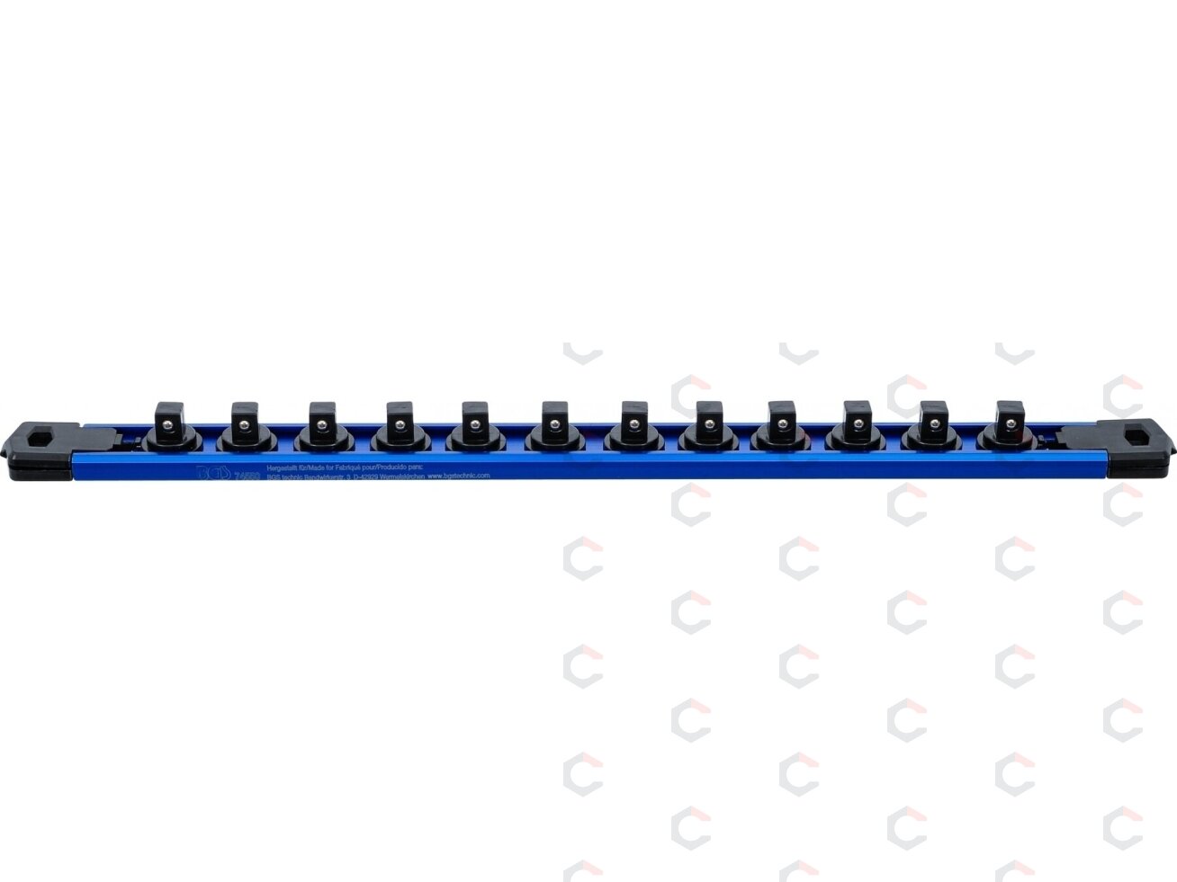 Galvučių laikiklis | magnetinis | 10 mm (3/8") | 12 vnt. (74550) 2 Galvučių laikiklis | magnetinis | 10 mm (3/8") | 12 vnt. (74550) 2