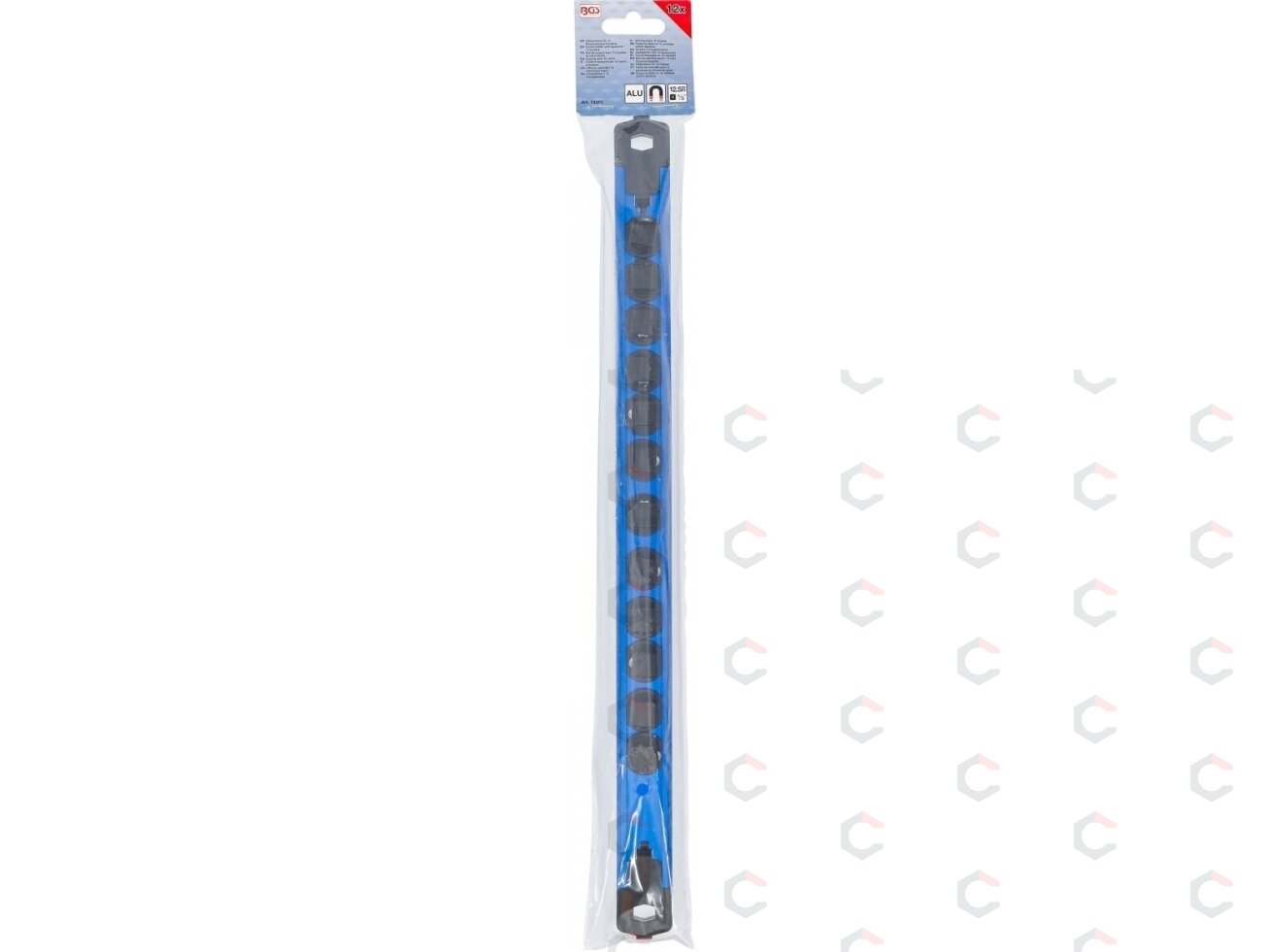 Galvučių laikiklis | magnetinis | 12,5 mm (1/2") | 12 vnt. (74551) 4 Galvučių laikiklis | magnetinis | 12,5 mm (1/2") | 12 vnt. (74551) 4