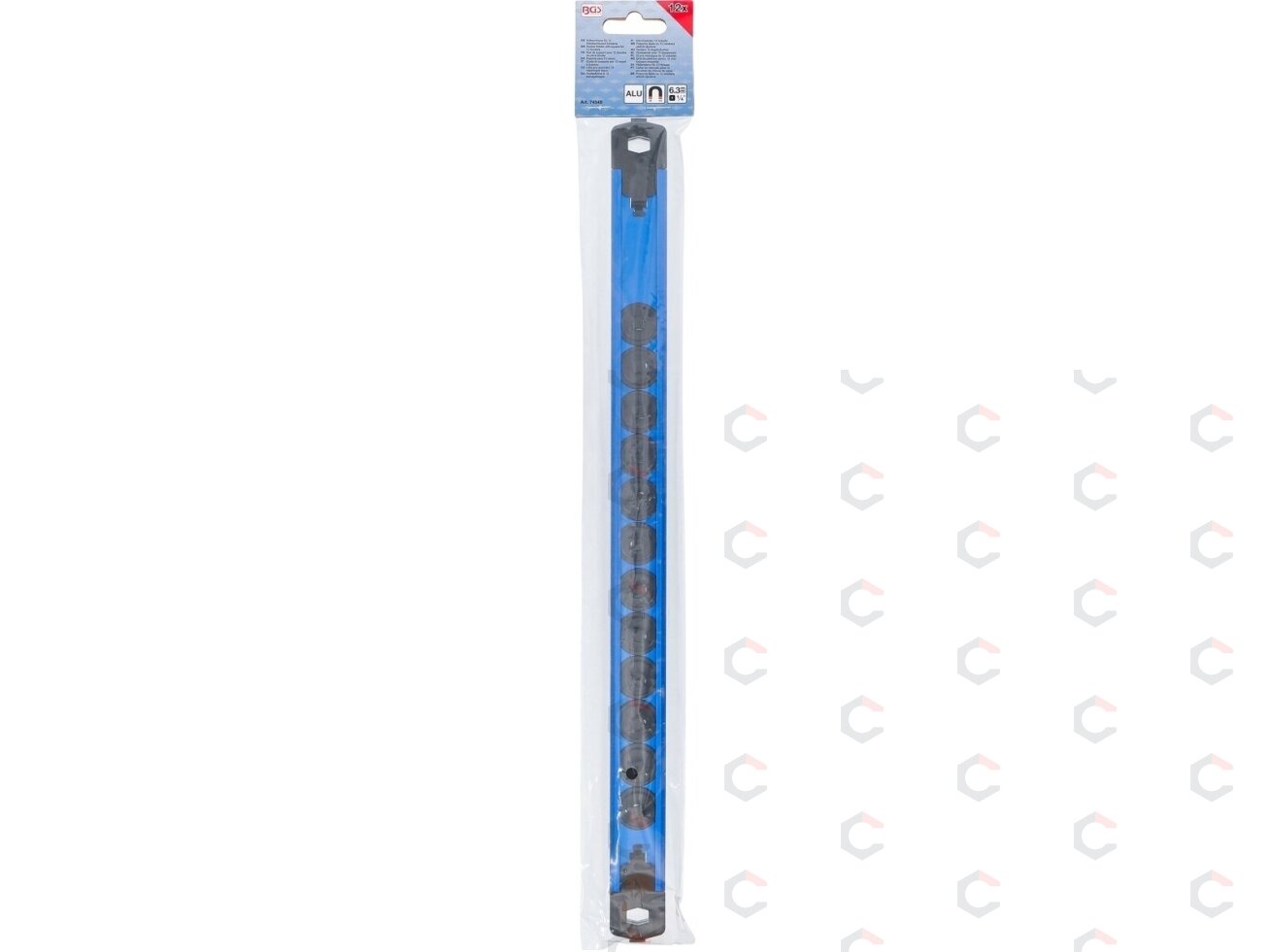 Galvučių laikiklis | magnetinis | 6.3 mm (1/4") | 12 vnt. (74549) 3 Galvučių laikiklis | magnetinis | 6.3 mm (1/4") | 12 vnt. (74549) 3