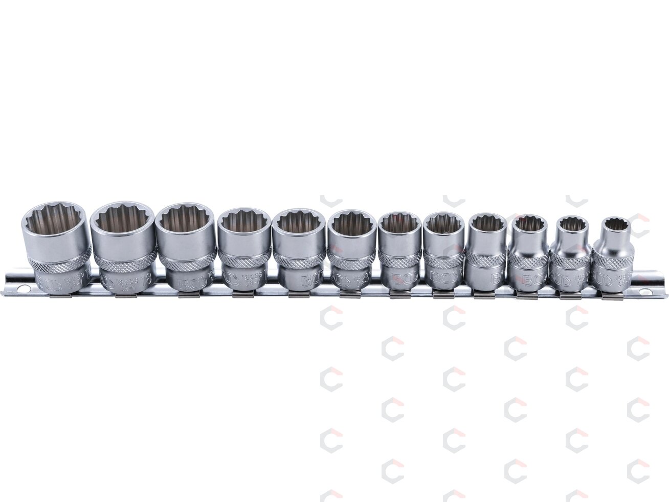 Galvučių rinkinys 12 kampų | 10 mm (3/8") | 8 - 19 mm | 12 vnt. (9105) 4 Galvučių rinkinys 12 kampų | 10 mm (3/8") | 8 - 19 mm | 12 vnt. (9105) 4