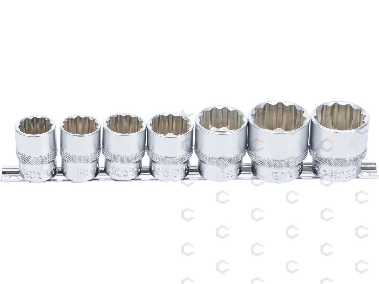 Galvučių rinkinys | 12-kampės | 12,5 mm (1/2") | 20–32 mm | 7 vnt. (9109) 1 Galvučių rinkinys | 12-kampės | 12,5 mm (1/2") | 20–32 mm | 7 vnt. (9109) 1