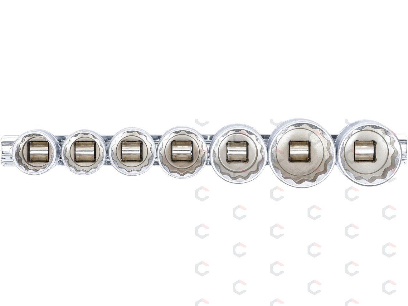 Galvučių rinkinys | 12-kampės | 12,5 mm (1/2") | 20–32 mm | 7 vnt. (9109) 2 Galvučių rinkinys | 12-kampės | 12,5 mm (1/2") | 20–32 mm | 7 vnt. (9109) 2