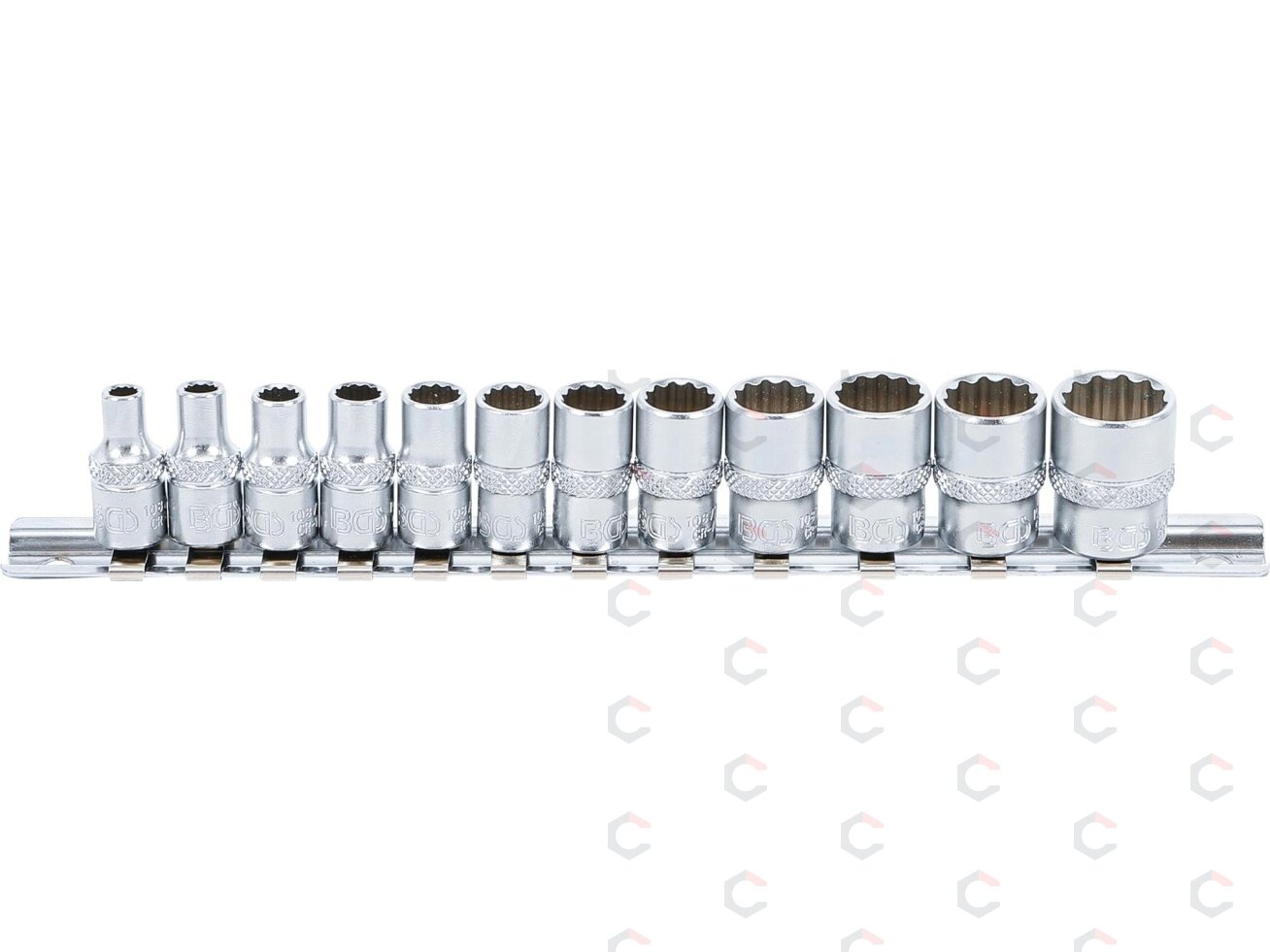 Galvučių rinkinys, 12-kampų | 6.3 mm (1/4") | coliniai dydžiai | 11 vnt. (2755) 1 Galvučių rinkinys, 12-kampų | 6.3 mm (1/4") | coliniai dydžiai | 11 vnt. (2755) 1