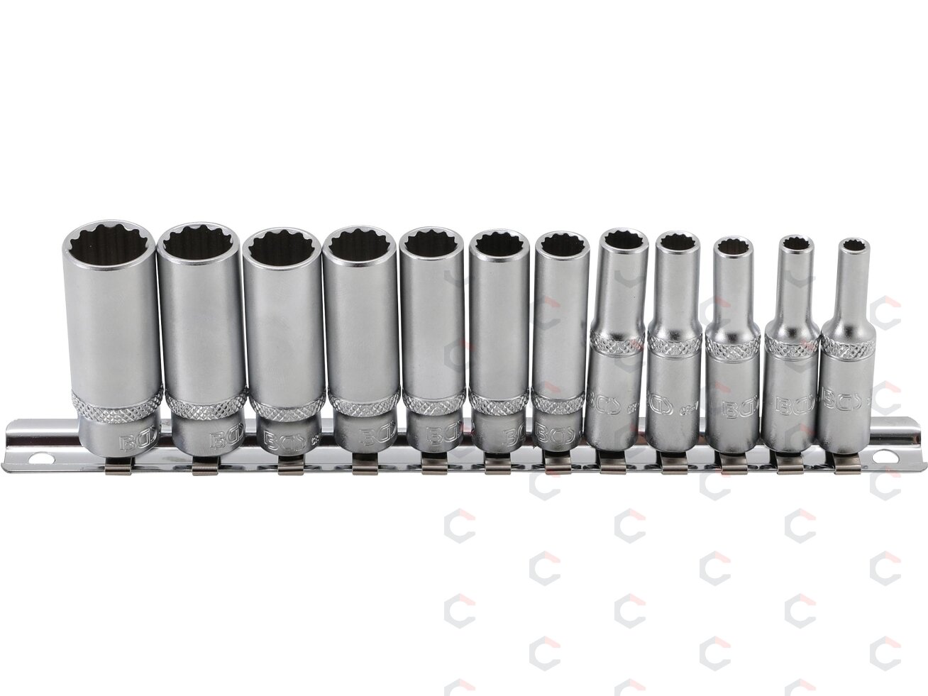 Galvučių rinkinys, 12 kampų, ilgos | 6.3 mm (1/4") | coliniai dydžiai | 12 vnt. (2757) Galvučių rinkinys, 12 kampų, ilgos | 6.3 mm (1/4") | coliniai dydžiai | 12 vnt. (2757)