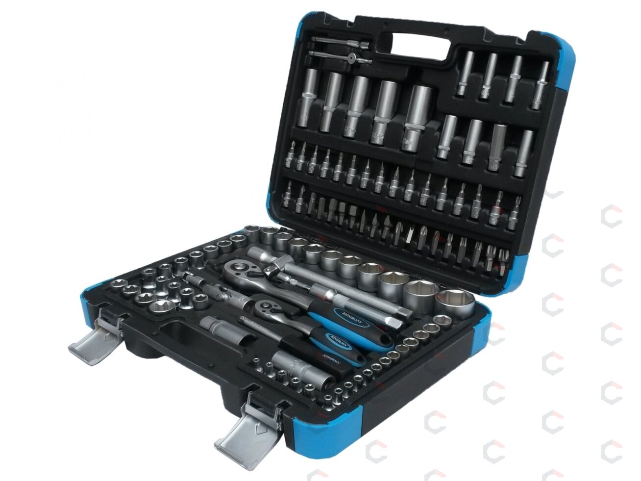 Galvučių rinkinys | 6.3 mm (1/4") + 12.5 mm (1/2") | 108 vnt. (KR121108B) 3 Galvučių rinkinys | 6.3 mm (1/4") + 12.5 mm (1/2") | 108 vnt. (KR121108B) 3