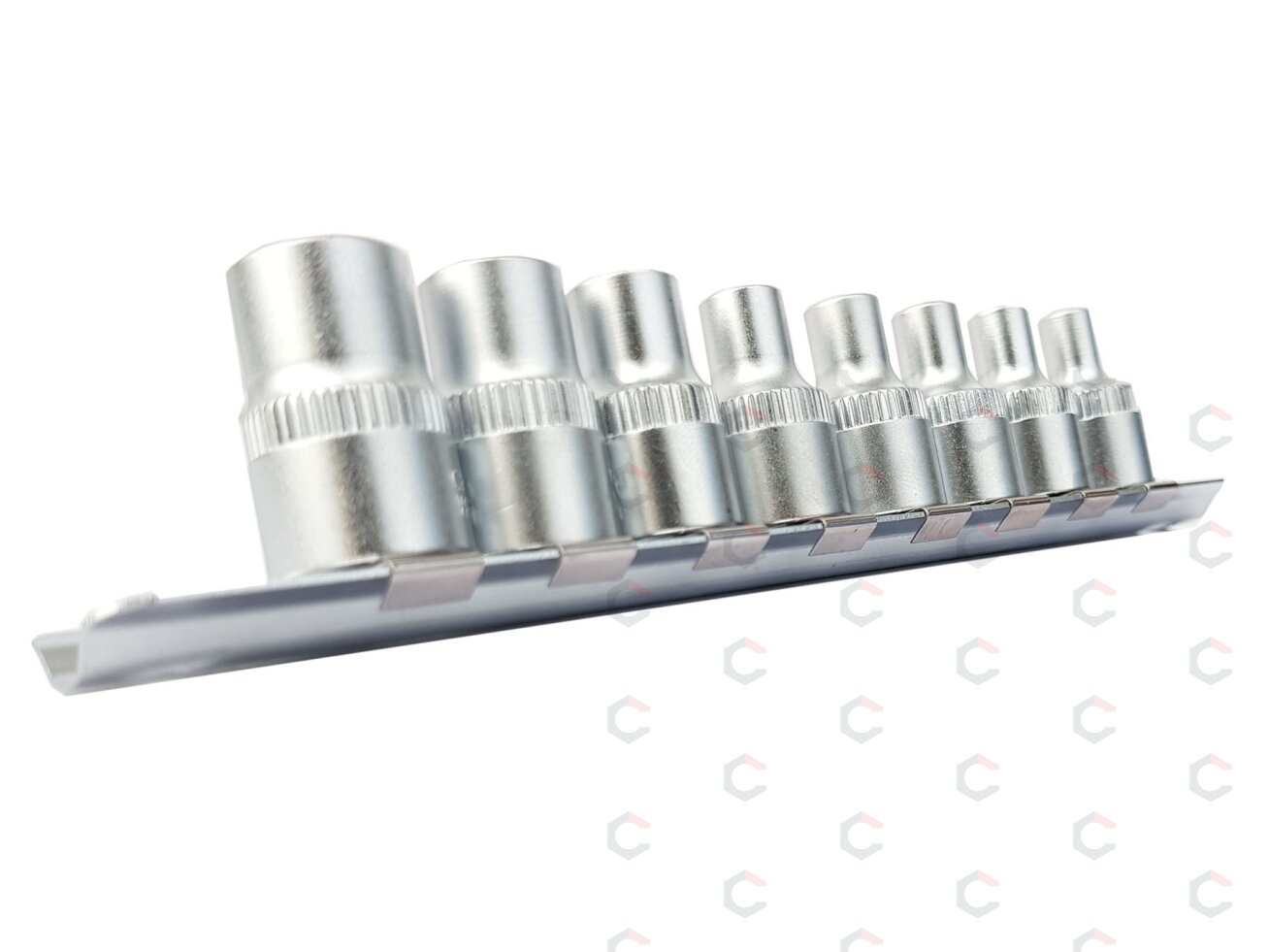 Galvučių rinkinys E-Tipas | 10 mm (3/8") | E4 - E14 | 8 vnt. (KR384008) 1 Galvučių rinkinys E-Tipas | 10 mm (3/8") | E4 - E14 | 8 vnt. (KR384008) 1
