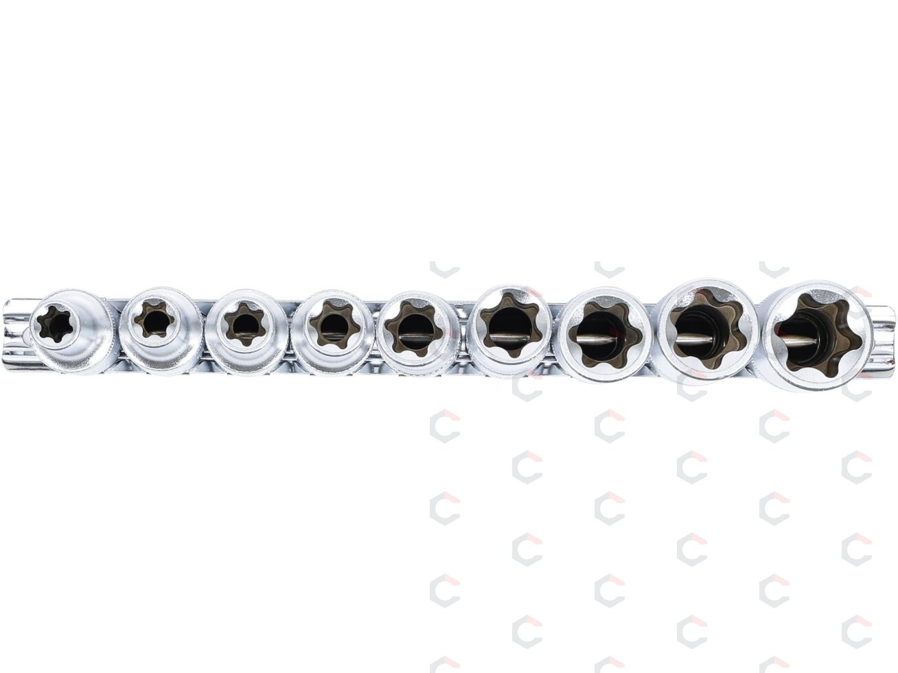 Galvučių rinkinys E-Tipas | Ilgos | 12,5 mm (1/2") | E10 - E24 | 9 vnt. (2026) 2 Galvučių rinkinys E-Tipas | Ilgos | 12,5 mm (1/2") | E10 - E24 | 9 vnt. (2026) 2