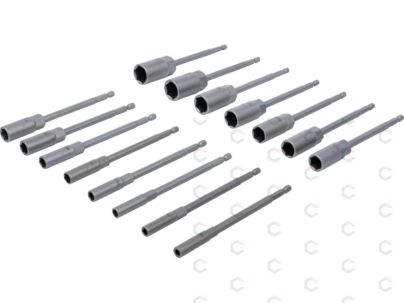 Galvučių rinkinys | ilgas tipas | 6.3 mm (1/4") | elektriniams gręžtuvams | 5.5 - 19 mm | 15 vnt. (70147) 1 Galvučių rinkinys | ilgas tipas | 6.3 mm (1/4") | elektriniams gręžtuvams | 5.5 - 19 mm | 15 vnt. (70147) 1