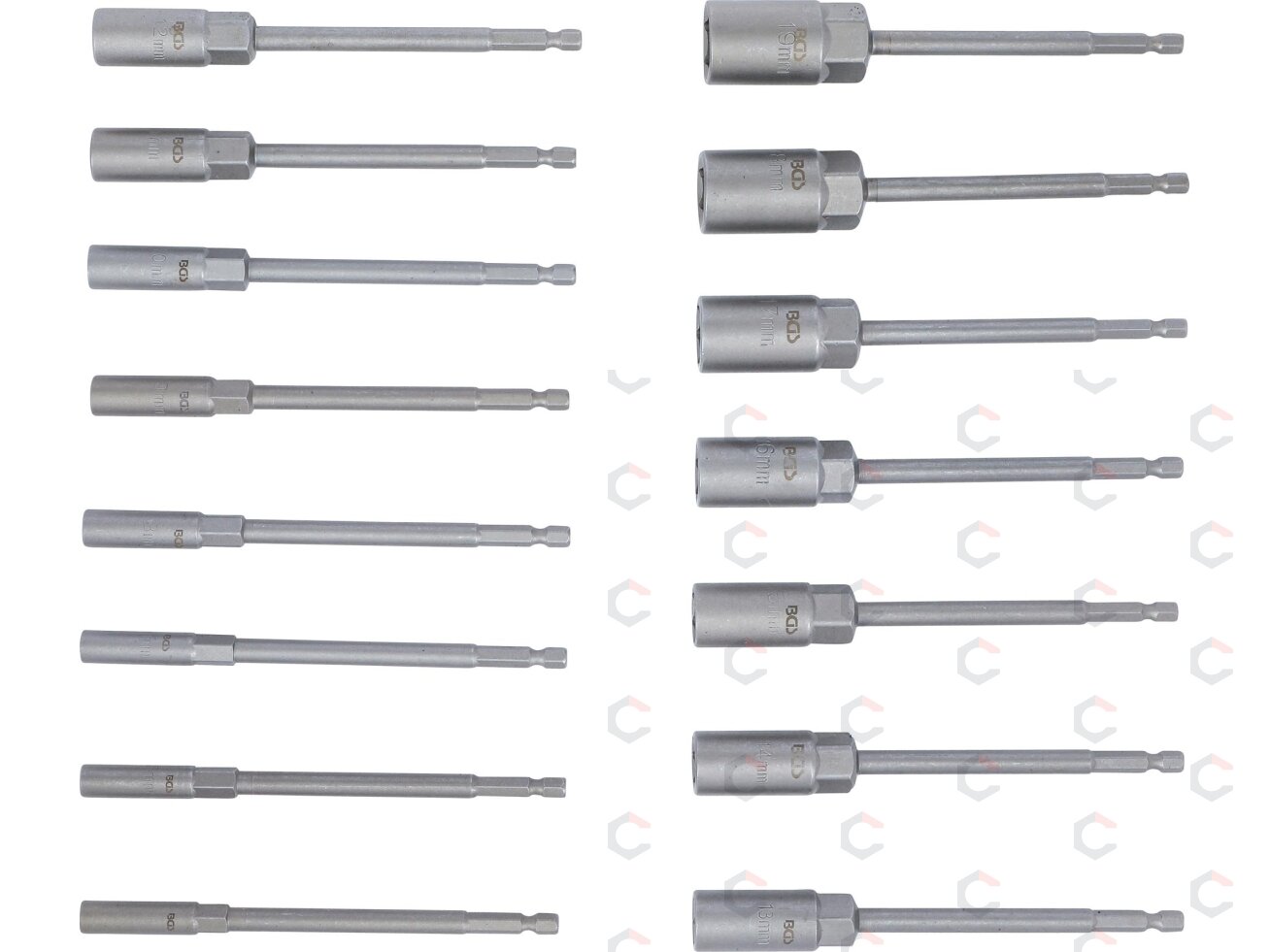 Galvučių rinkinys | ilgas tipas | 6.3 mm (1/4") | elektriniams gręžtuvams | 5.5 - 19 mm | 15 vnt. (70147) 5 Galvučių rinkinys | ilgas tipas | 6.3 mm (1/4") | elektriniams gręžtuvams | 5.5 - 19 mm | 15 vnt. (70147) 5