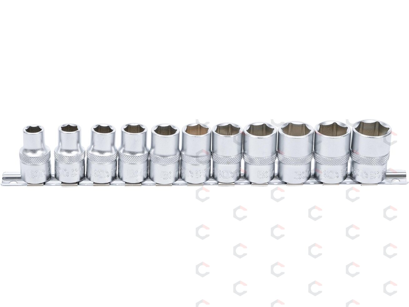 Galvučių rinkinys, šešiakampės | 12,5 mm (1/2") | 10 - 21 mm | 11 vnt. (9106) 1 Galvučių rinkinys, šešiakampės | 12,5 mm (1/2") | 10 - 21 mm | 11 vnt. (9106) 1