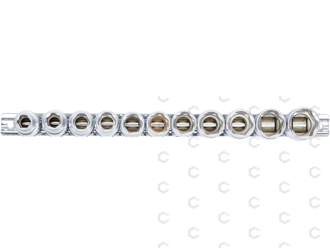 Galvučių rinkinys, šešiakampės | 12,5 mm (1/2") | 10 - 21 mm | 11 vnt. (9106) 2
