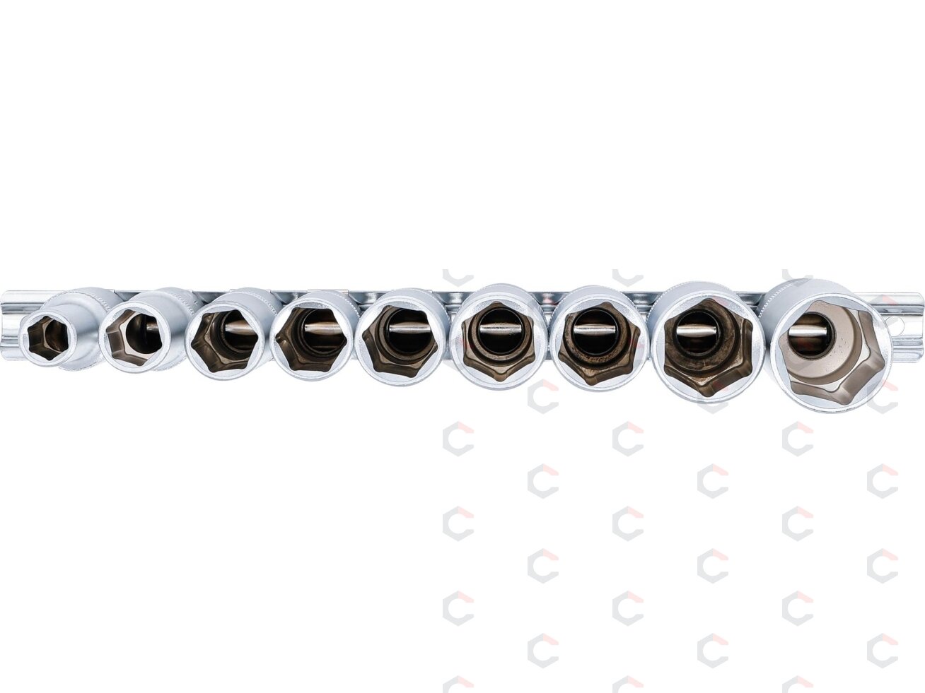 Galvučių rinkinys šešiakampės, ilgos | 12,5 mm (1/2") | 10 - 24 mm | 9 vnt. (2223) 2 Galvučių rinkinys šešiakampės, ilgos | 12,5 mm (1/2") | 10 - 24 mm | 9 vnt. (2223) 2