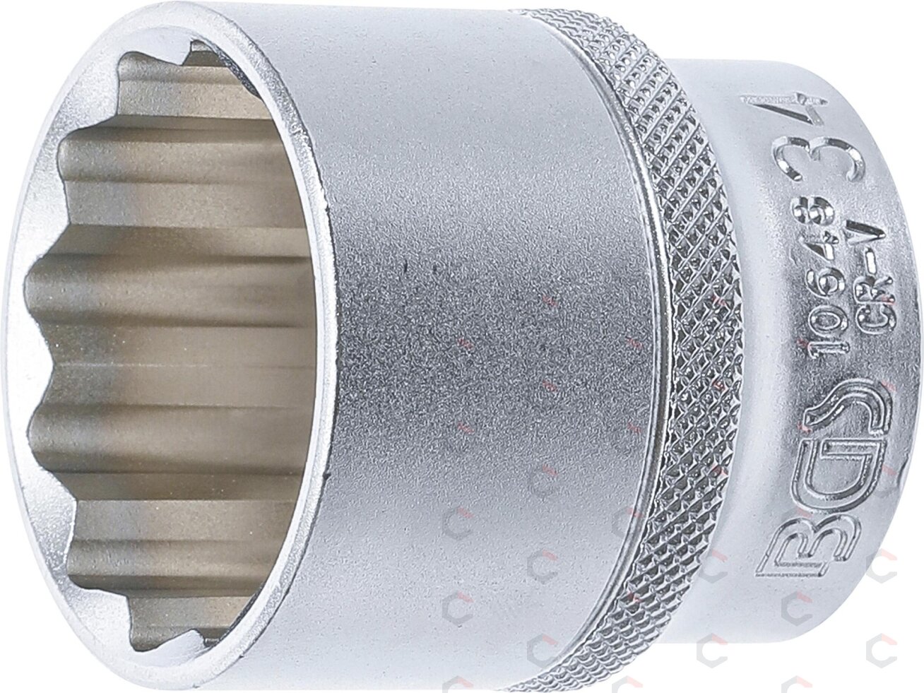 Galvutė 12-kampė | 12,5 mm (1/2") | 34 mm (10648) Galvutė 12-kampė | 12,5 mm (1/2") | 34 mm (10648)