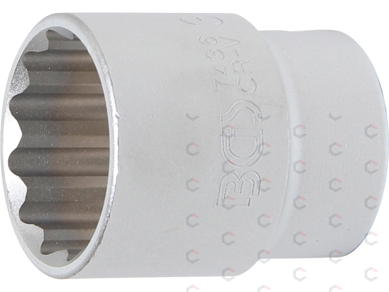 Galvutė 12-kampė | 20 mm (3/4") | 36 mm (7436) Galvutė 12-kampė | 20 mm (3/4") | 36 mm (7436)