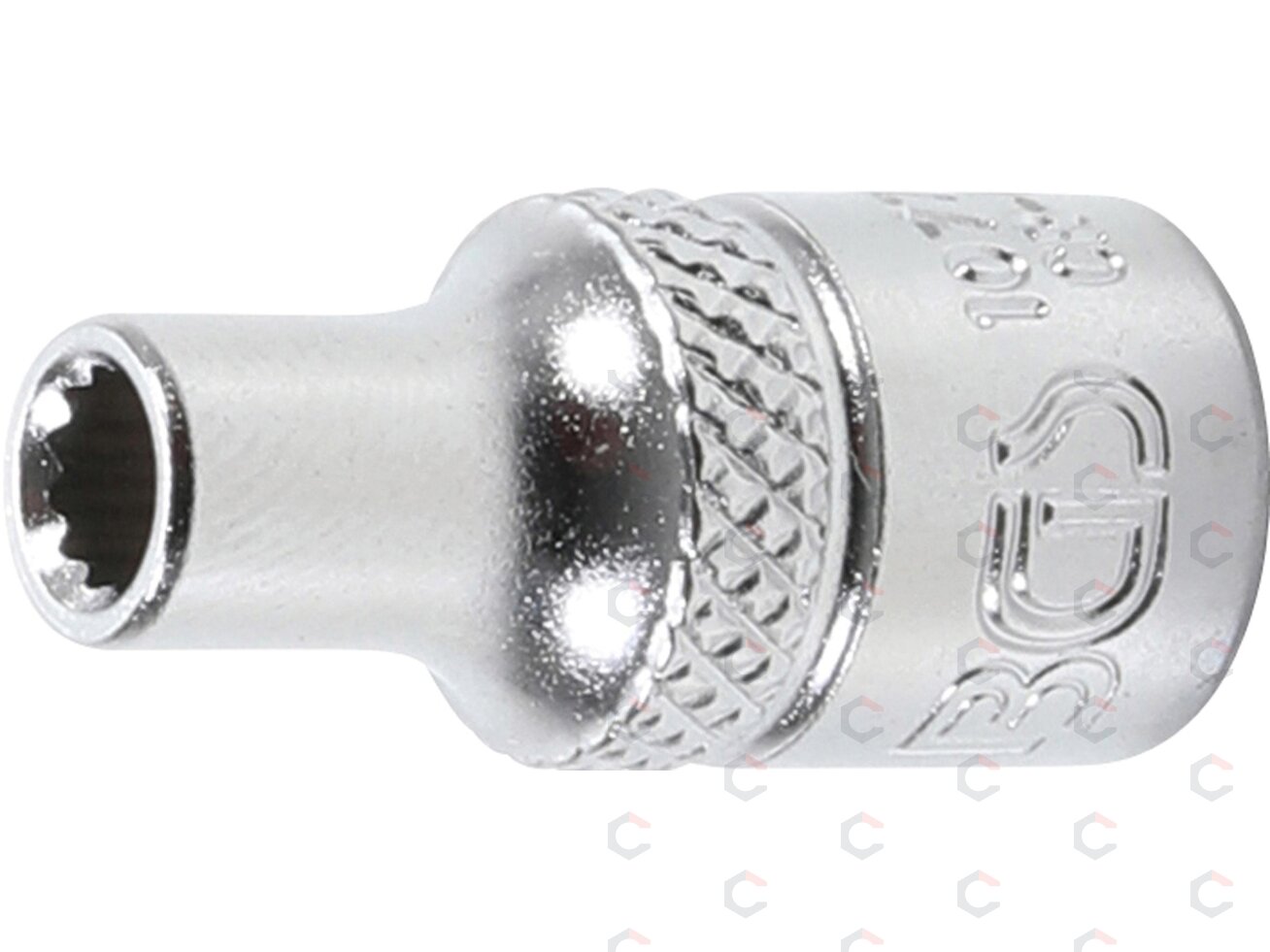Galvutė 12-kampė | 6,3 mm (1/4") | 4 mm (10774) Galvutė 12-kampė | 6,3 mm (1/4") | 4 mm (10774)
