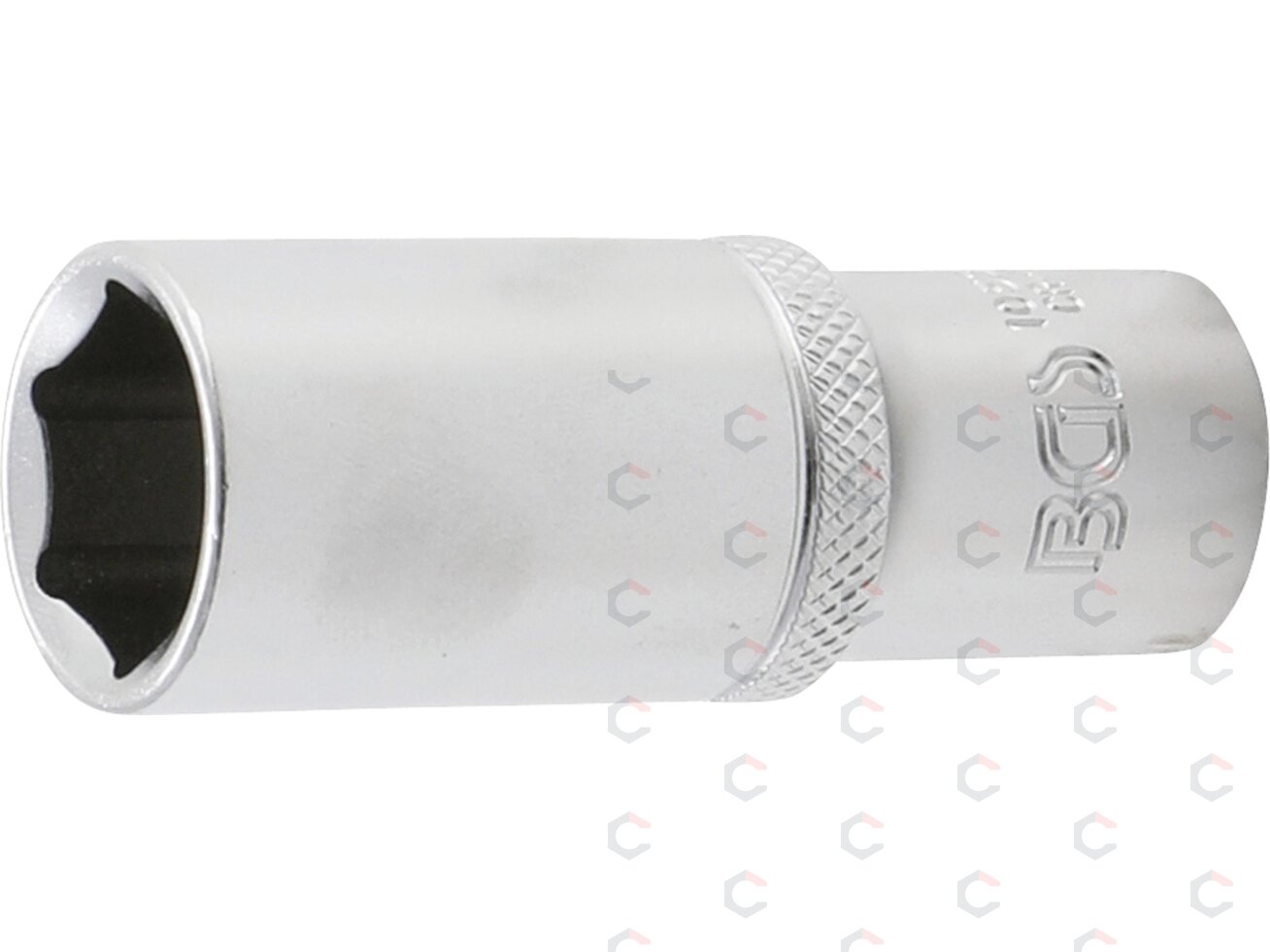 Galvutė ilga šešiakampė | 10 mm (3/8") | 17 mm (10537) Galvutė ilga šešiakampė | 10 mm (3/8") | 17 mm (10537)