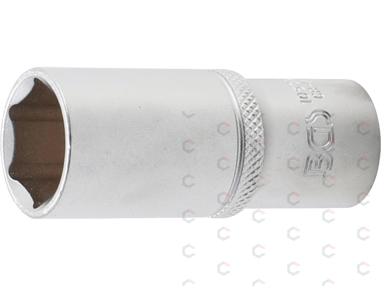 Galvutė ilga šešiakampė | 10 mm (3/8") | 19 mm (10539) Galvutė ilga šešiakampė | 10 mm (3/8") | 19 mm (10539)