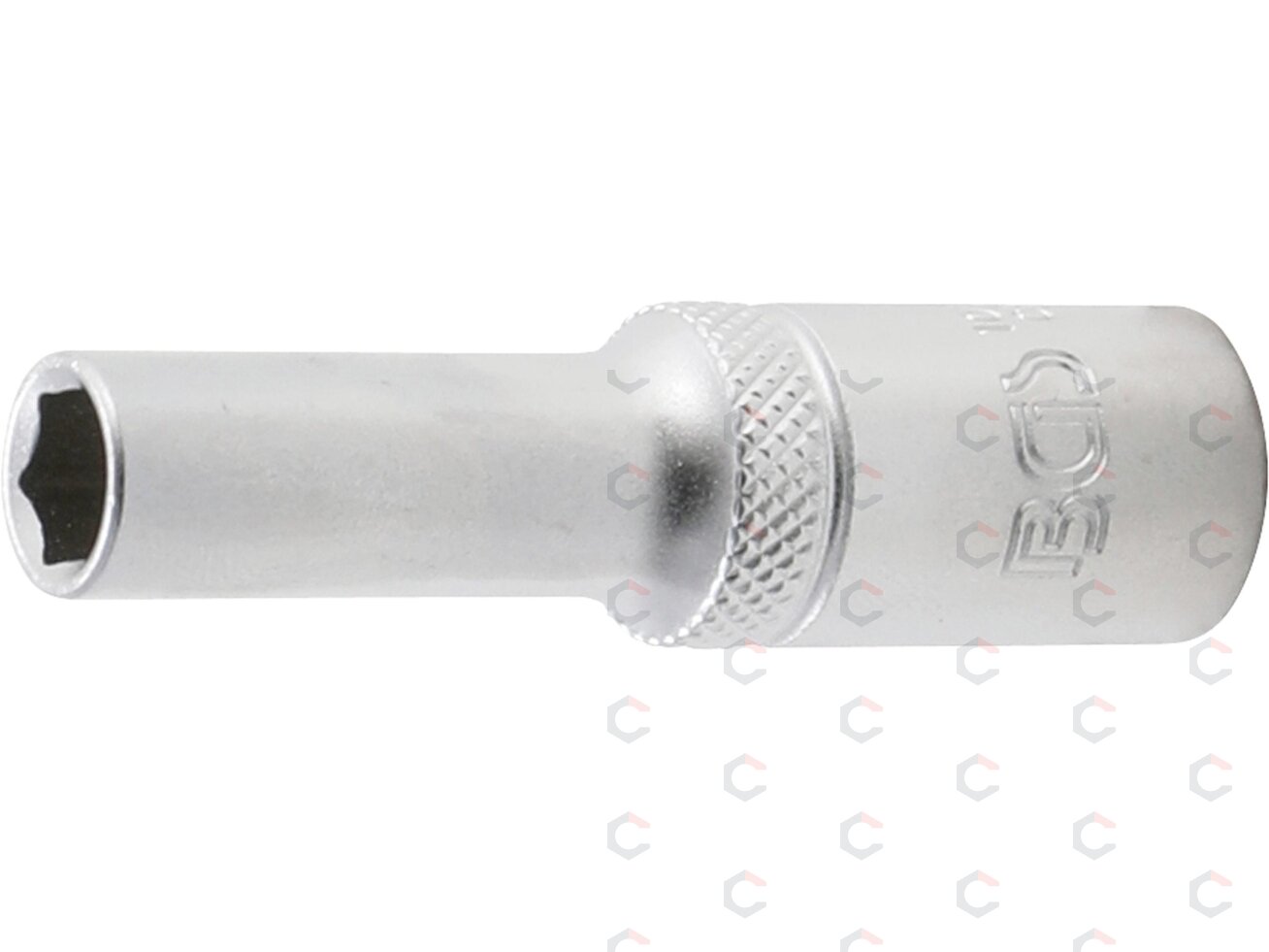 Galvutė ilga šešiakampė | 10 mm (3/8") | 8 mm (10528) Galvutė ilga šešiakampė | 10 mm (3/8") | 8 mm (10528)