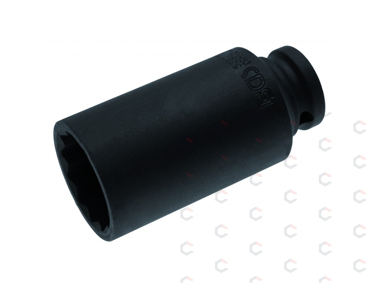 Galvutė ilga smūginė plonasienė 12 kampų | 12,5 mm (1/2") | 30 mm (5337) 1