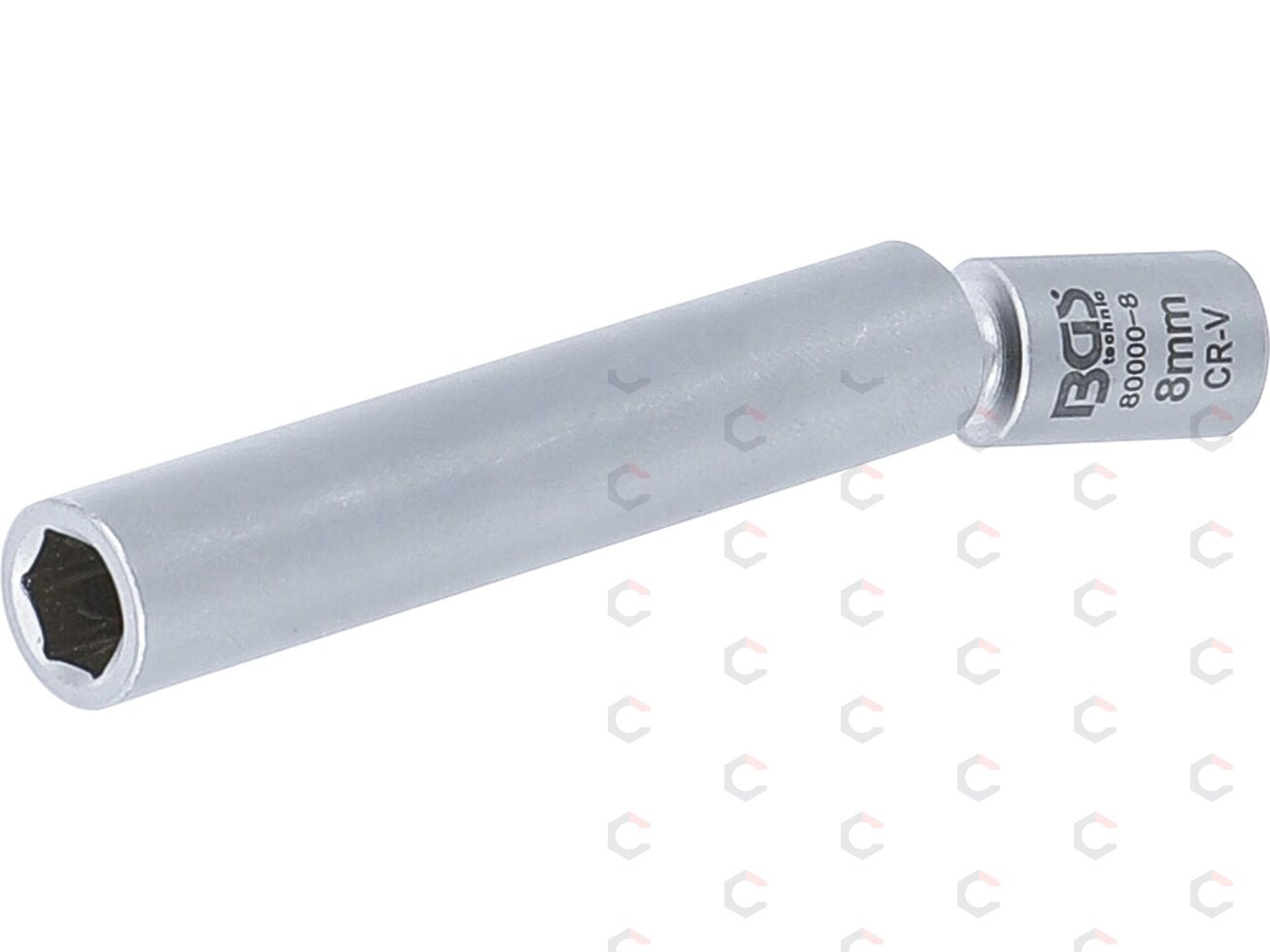 Galvutė kaitinimo ir uždegimo žvakėms | šarnyrinė | 6.3 mm (1/4") | 8 mm (80000-8) Galvutė kaitinimo ir uždegimo žvakėms | šarnyrinė | 6.3 mm (1/4") | 8 mm (80000-8)