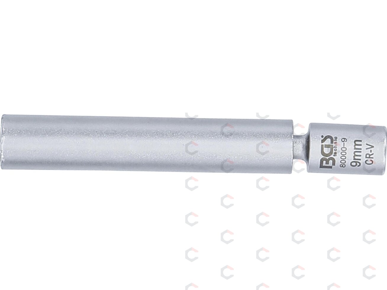 Galvutė kaitinimo ir uždegimo žvakėms | šarnyrinė | 6.3 mm (1/4") | 9 mm (80000-9) 2 Galvutė kaitinimo ir uždegimo žvakėms | šarnyrinė | 6.3 mm (1/4") | 9 mm (80000-9) 2