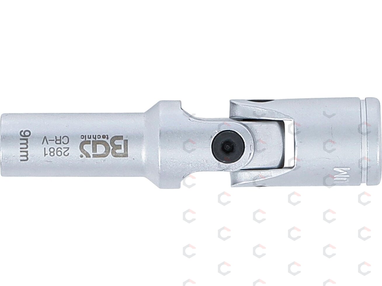 Galvutė kaitinimo žvakėms šešiakampė šarnyrinė | 10 mm (3/8") | 9 mm (2981) 3 Galvutė kaitinimo žvakėms šešiakampė šarnyrinė | 10 mm (3/8") | 9 mm (2981) 3