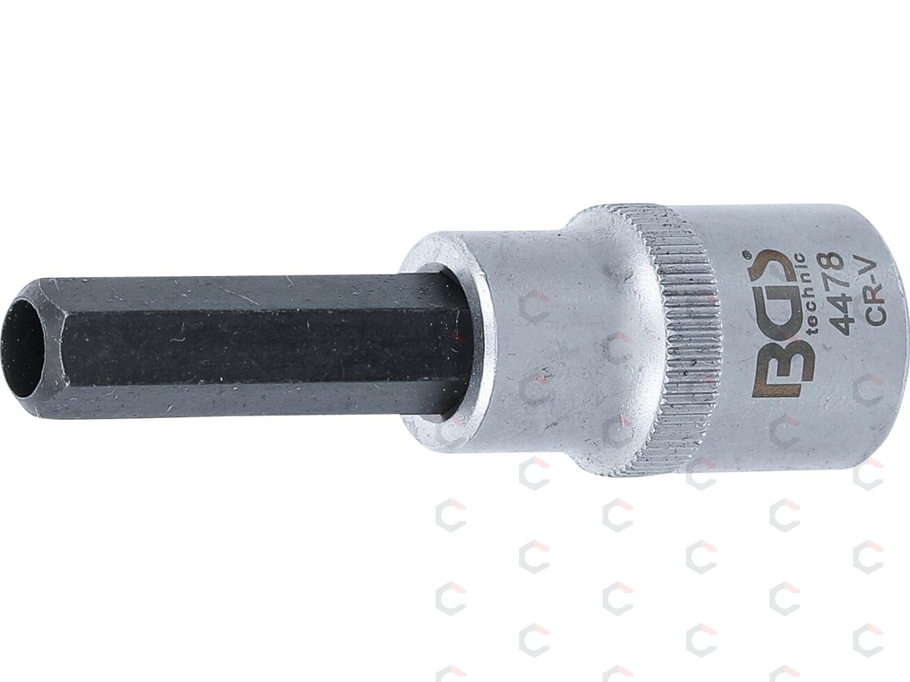 Galvutė purkštukui su skyle | 12,5 mm (1/2") | hex šešiakampis 10 mm (4478)