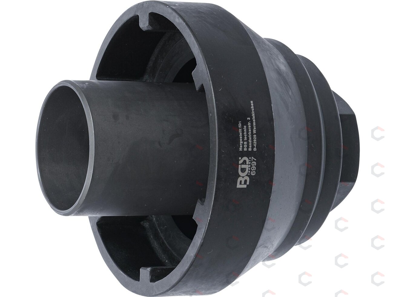 Pusašio griovelinės veržlės galvutė MAN TGA 460 ašims | 3/4" / 60 mm | 6 grioveliai (6997)