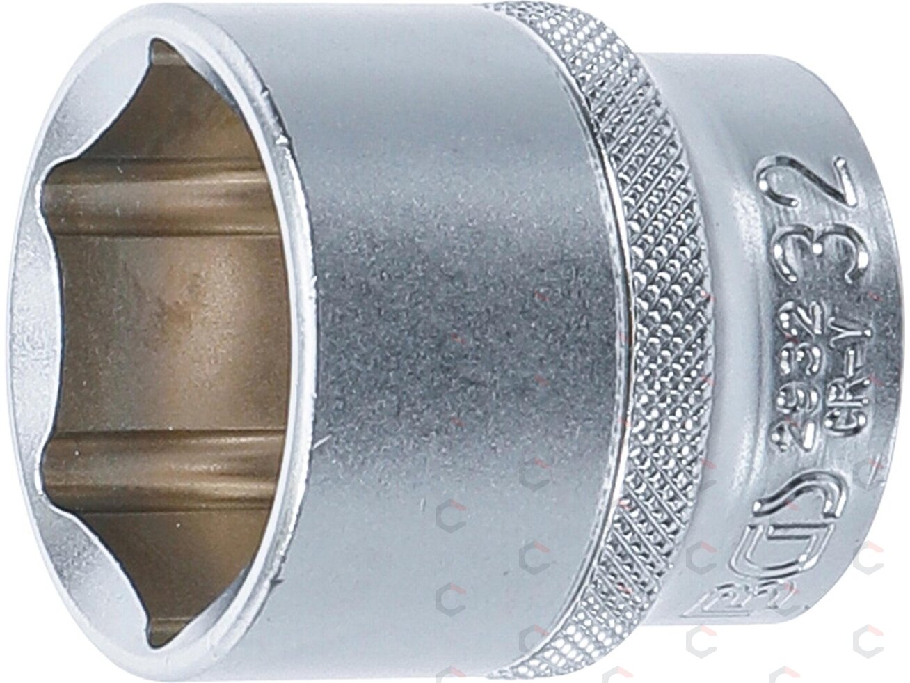 Galvutė šešiakampė | 12.5 mm (1/2") | 32 mm (2932) Galvutė šešiakampė | 12.5 mm (1/2") | 32 mm (2932)