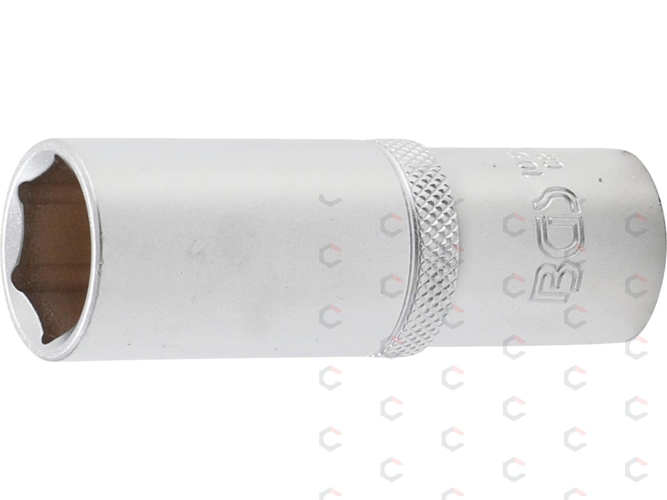 Galvutė šešiakampė ilga | 12,5 mm (1/2") | 19 mm (10559) Galvutė šešiakampė ilga | 12,5 mm (1/2") | 19 mm (10559)