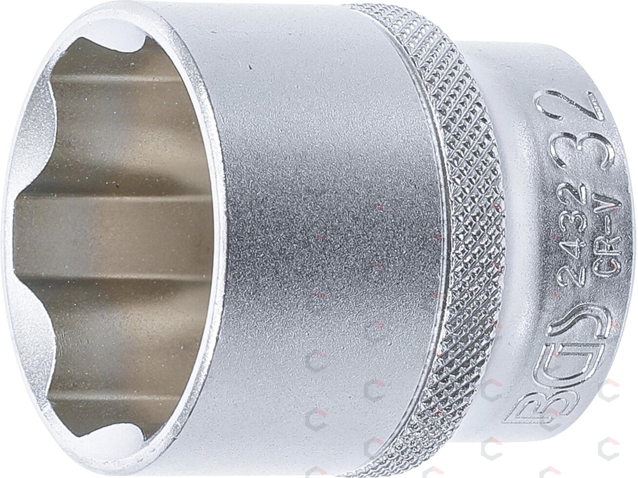 Galvutė šešiakampė | Super Lock | 12.5 mm (1/2") | 32 mm (2432) Galvutė šešiakampė | Super Lock | 12.5 mm (1/2") | 32 mm (2432)