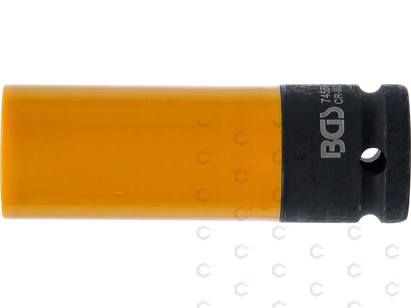 Galvutė smūginė ilga plonasienė | su plastikine apsauga | 12,5 mm (1/2") | 19.5 mm (74559) 3 Galvutė smūginė ilga plonasienė | su plastikine apsauga | 12,5 mm (1/2") | 19.5 mm (74559) 3